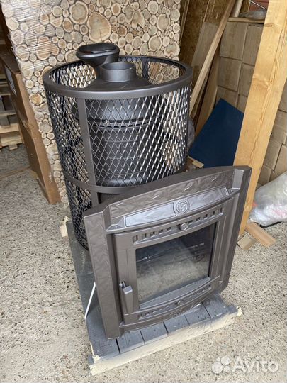 Чугунная печь для бани Атмосфера банная