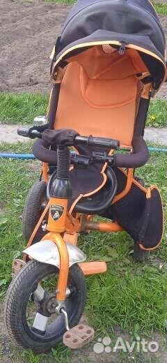 Детский трехколесный велосипед lamborghini