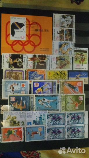Марки СССР Зарубеж. Спорт Живопись и др.1960 - 76г
