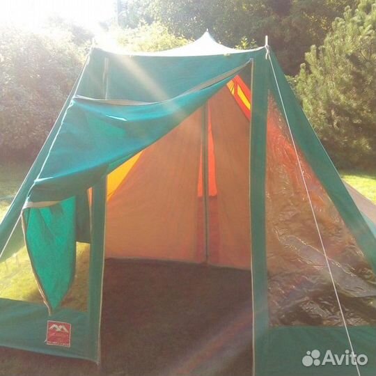 Палатка туристическая 3-4 местная с тамбуром