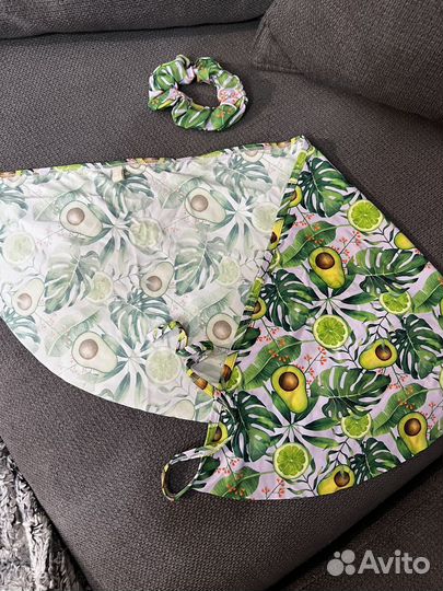 Пляжное парео Noble People+резинка для волос