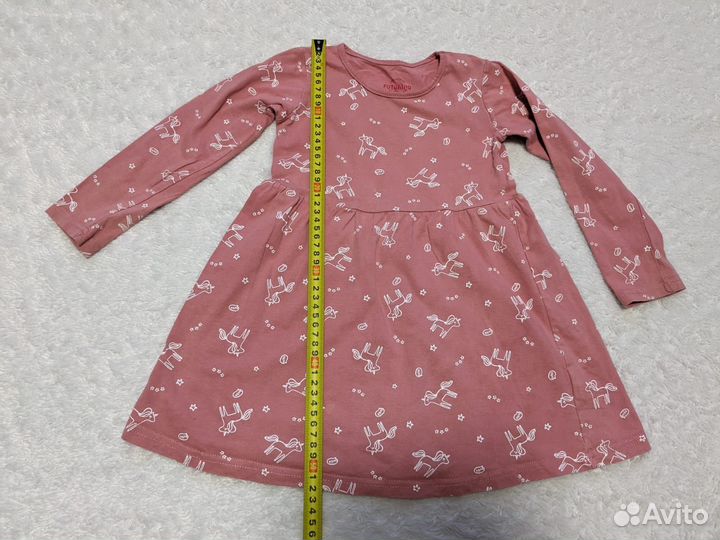 Платье и колготки комплектом на девочку 104 - 110