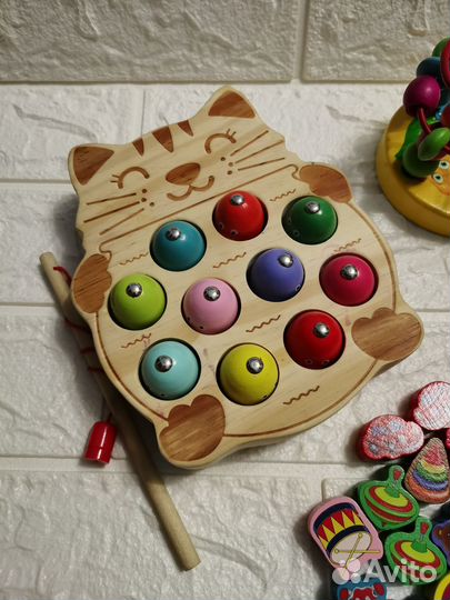 Развивающие деревянные игрушки