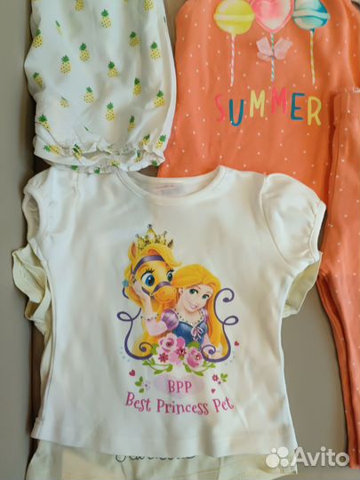 Фирменные детские вещи пакетом для девочек 62-74