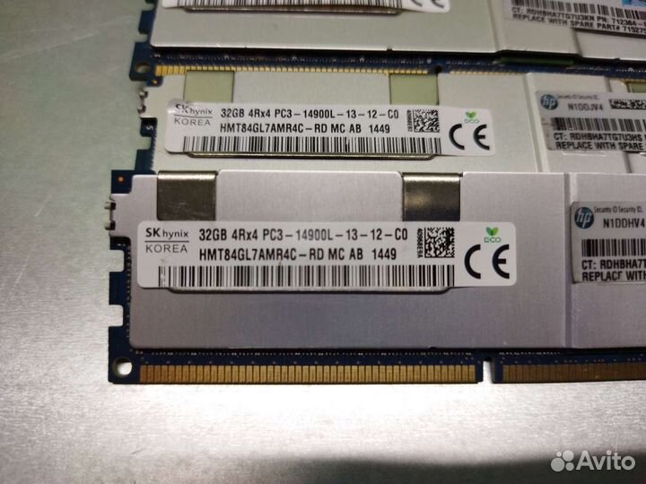 Оперативная память DDR3 32GB LRdimm 14900L 1866MHz