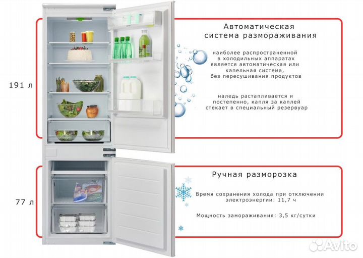 Встраиваемый холодильник Graude