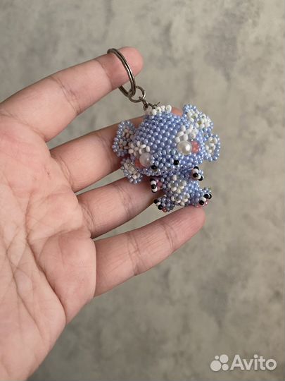 Амигуруми дракон из бисера