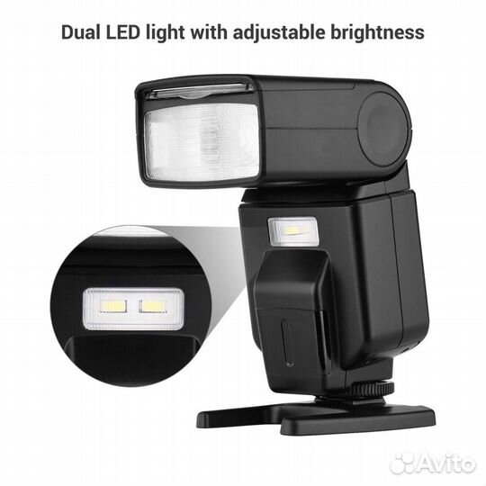 Вспышка Andoer Speedlite GN40 для Canon/Nikon/Sony