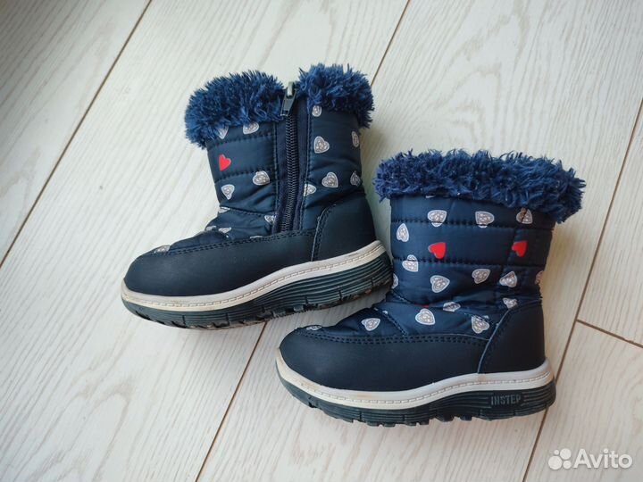 Сапоги зимниедля девочки, рр. 21-21, 24, 27