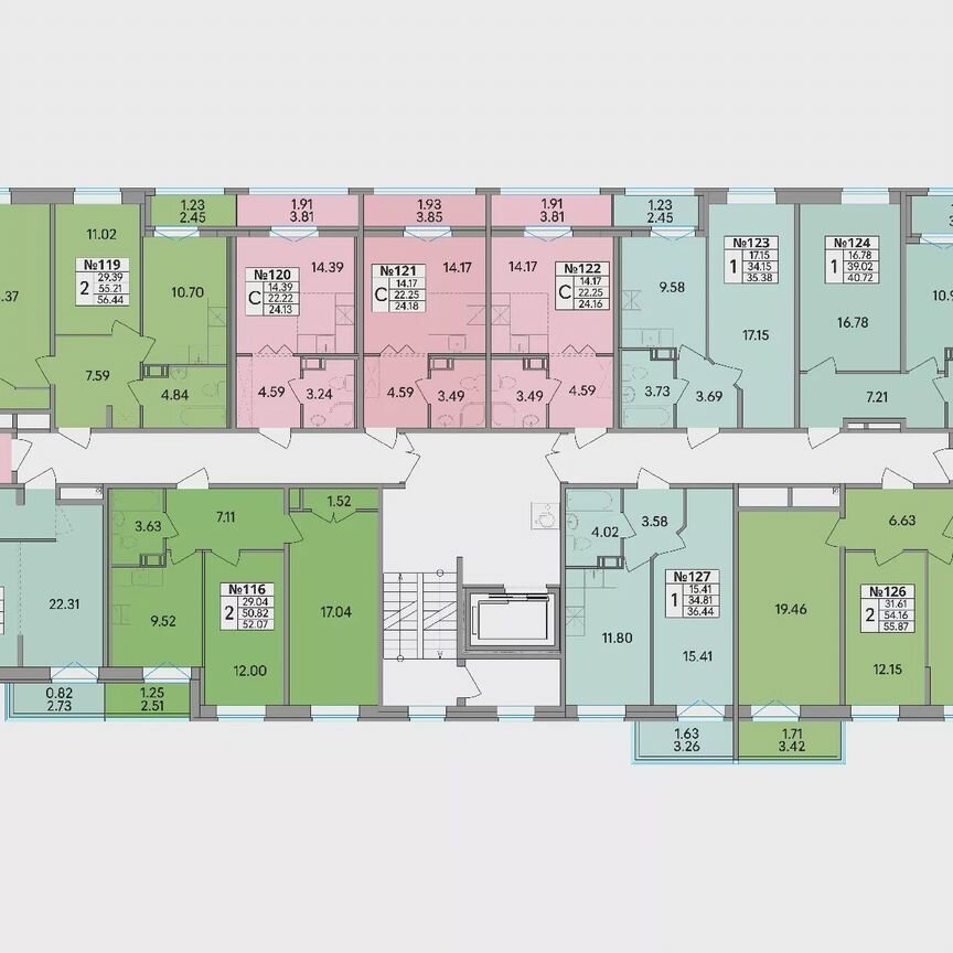 1-к. квартира, 36,4 м², 4/8 эт.