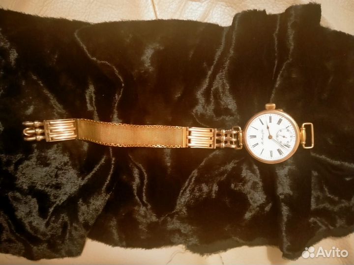 H.Moser Золотые антикварные часы