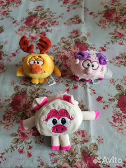 Мягкие игрушки смешарики