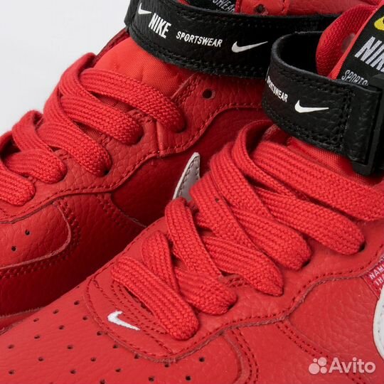 44 Кроссовки Nike Air Force 1 Mid '07 LV8, Red Bla