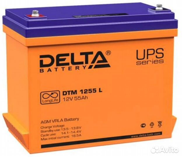 Аккумулятор Delta DTM 1255 L