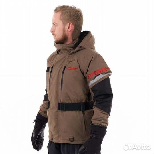 Куртка мужская DragonFly Expedition, Brown-Red XL