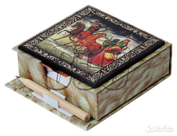 Блок для бум Тройка зима (с карандашом) (41968)