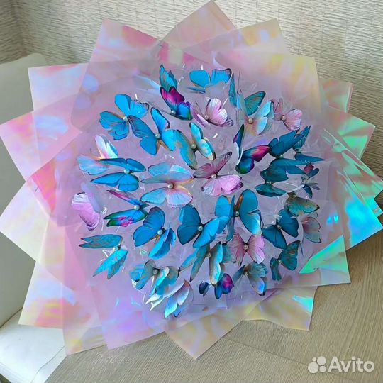 Букет светящийся из бабочек