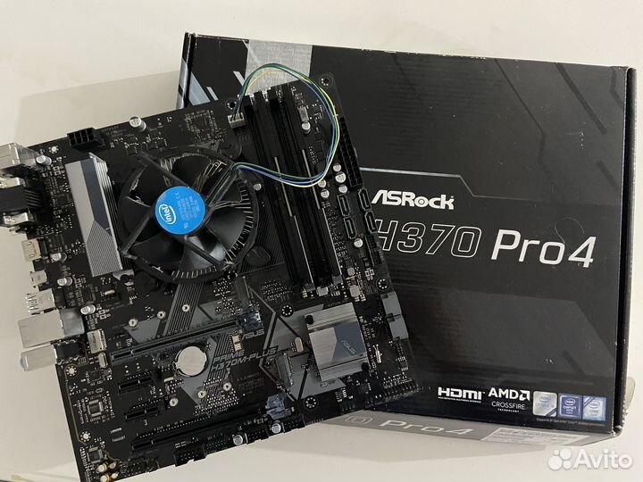 Материнская плата lga 1151 v2, i7 8700k