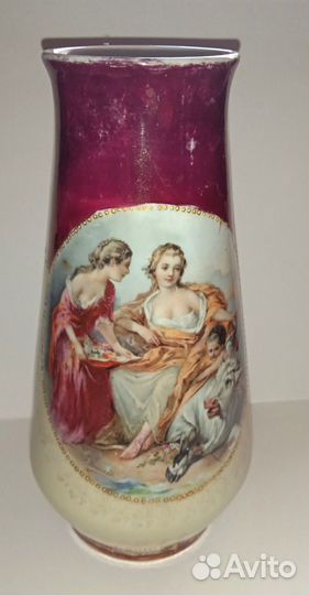 Антикварная ваза, вазочка, фарфор