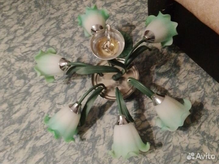 Люстра потолочная бу