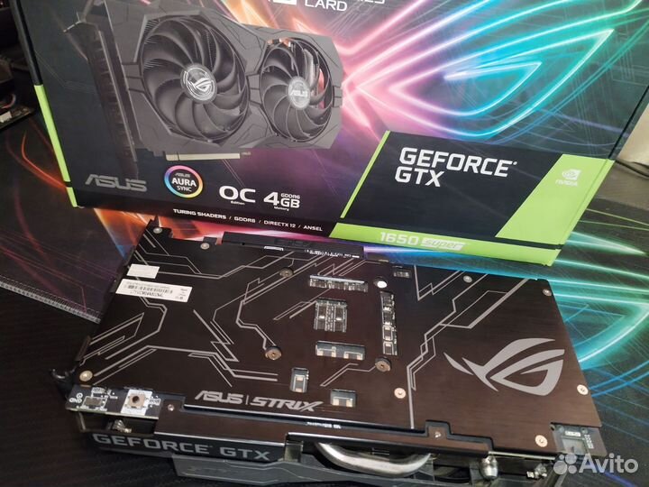 Видеокарта gtx 1650 super Asus strix /Обмен