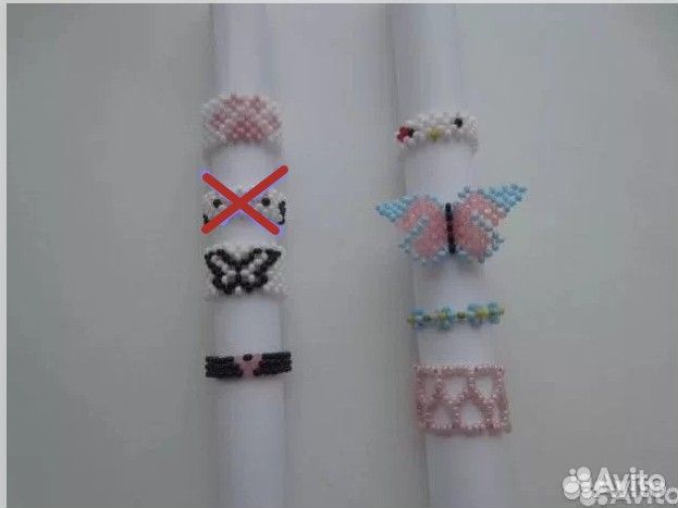 Кольца из бисера