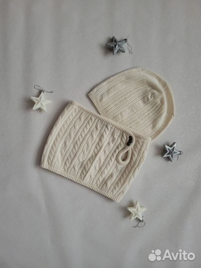 Комплект шапка, шарф ralph lauren