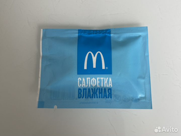 Влажнаая салфетка макдолналс