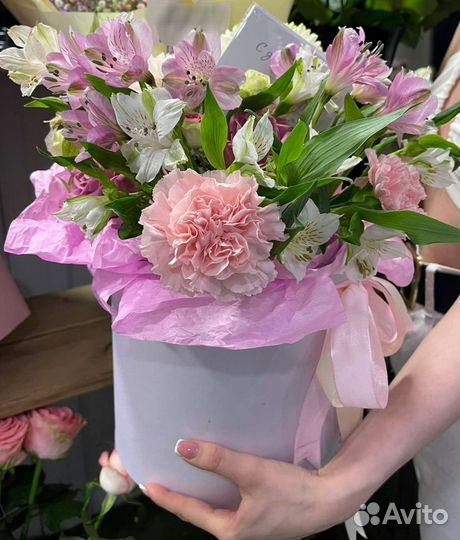 Живые цветы букеты