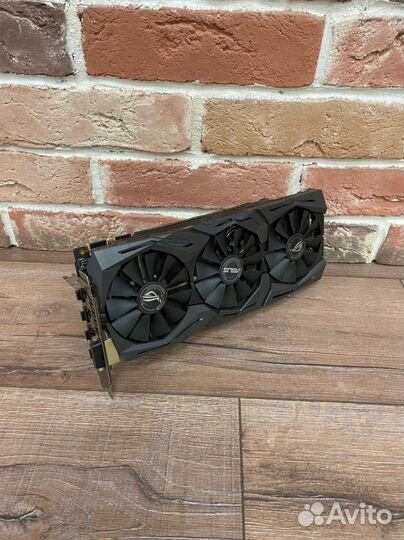 Видеокарта asus GeForce GTX 1070 OC ROG Strix 8 Гб