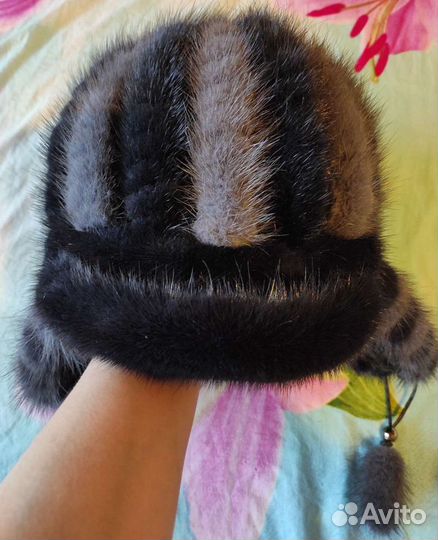 Шапка норковая женская бу