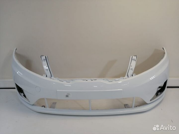 Бампер Белый PGU на Kia Rio 3 2011-2015