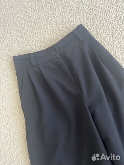 Брюки школьные для девочки р.146 чёрный