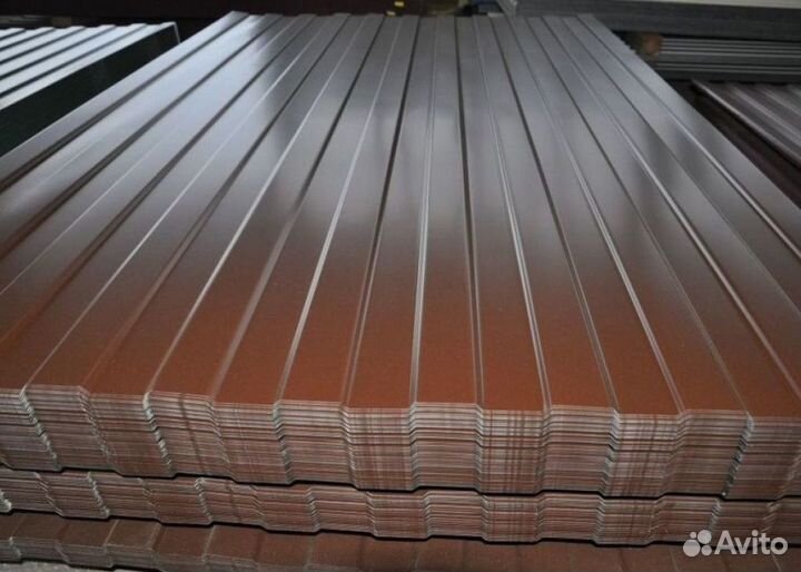 Профлист С8х1200х2000 коричневый ГОСТ