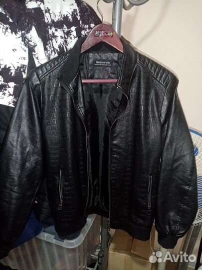 Кожаная куртка мужская