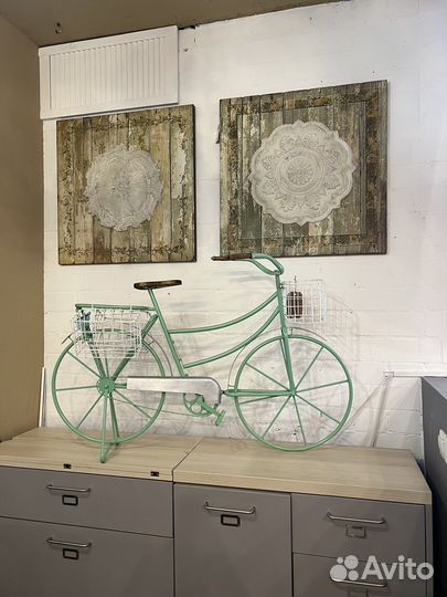 Садовый декор велосипед