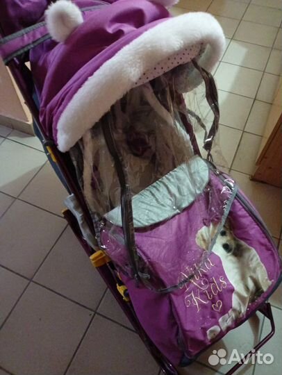 Коляска санки