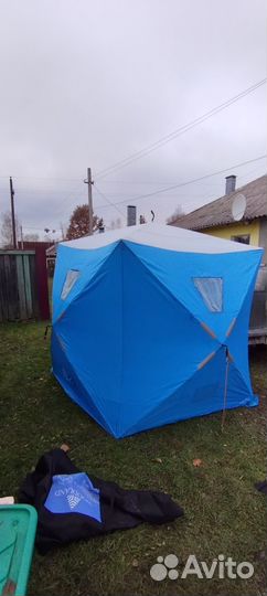 Палатка зимняя куб 