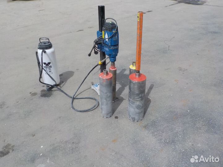 Алмазная установка (дрель) + коронки