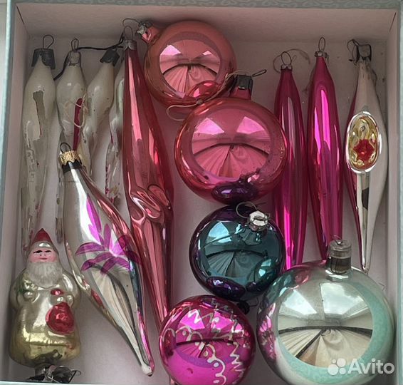 Елочные игрушки СССР под реставрацию