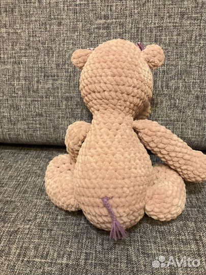 Мягкая игрушка бегемот