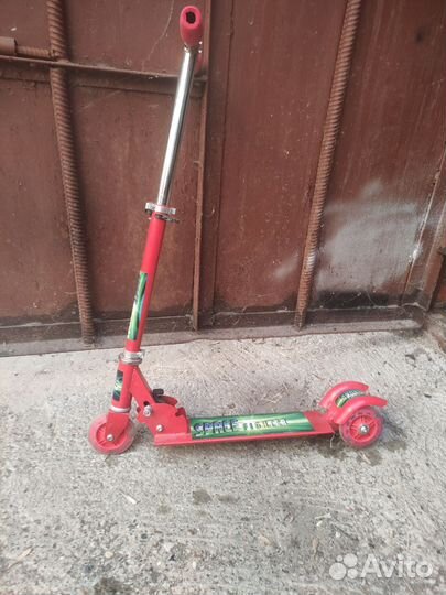 Самокат детский трехколесный бу