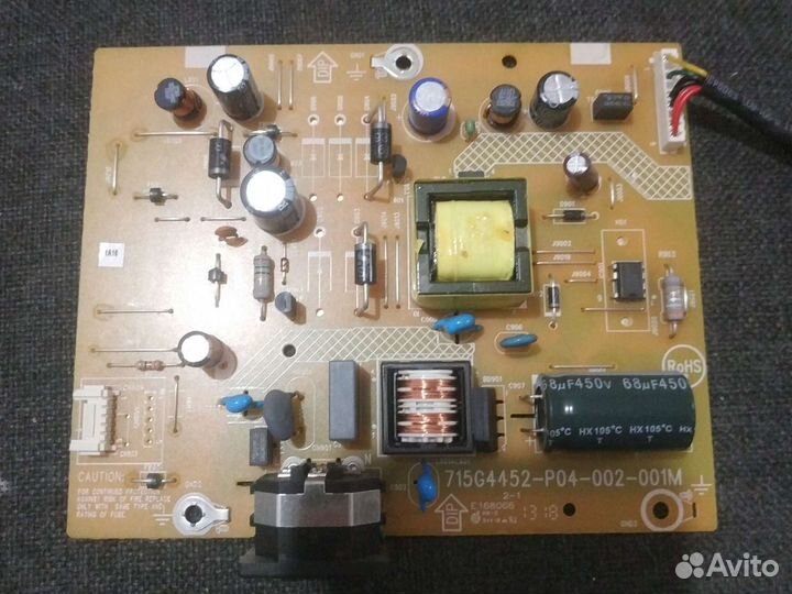 Майн плата и блок питания