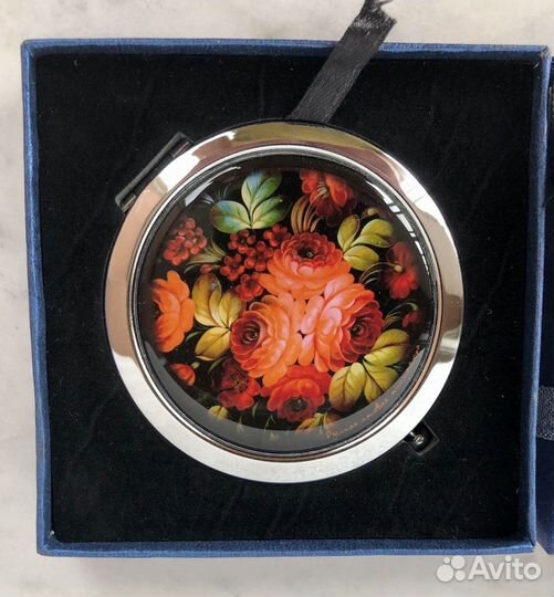 Зеркальце карманное Коллекция «Русская лаковая мин