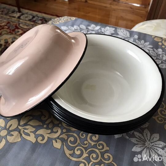 Чашки эмалированные