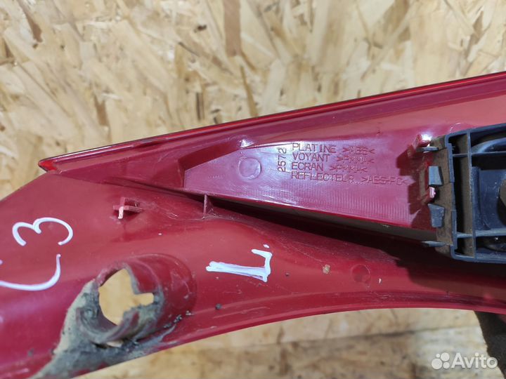 Фонарь левый Citroen C3 рестайлинг