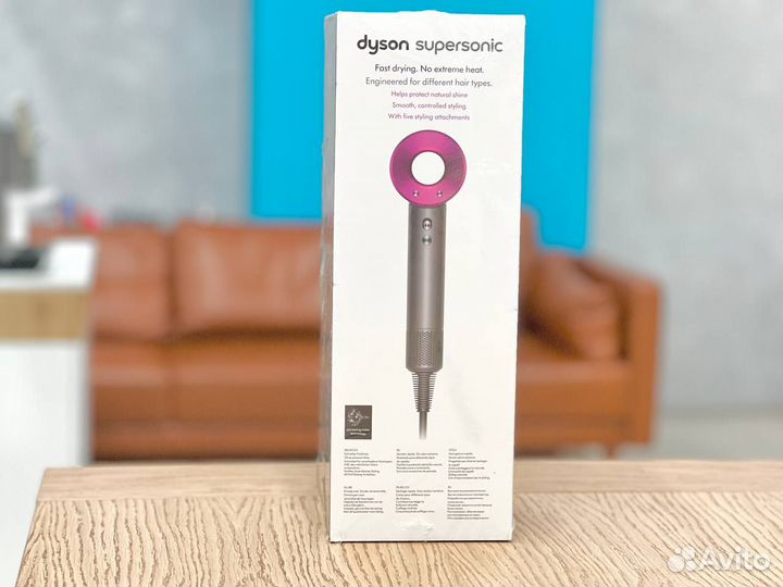 Фен Dyson Supersonic Nickel/Funchsia