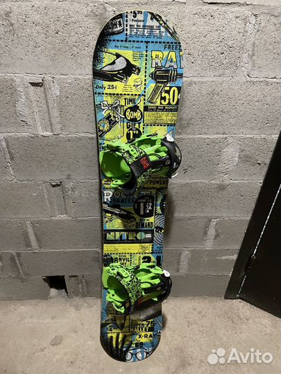 Сноуборд с креплениям для новичков