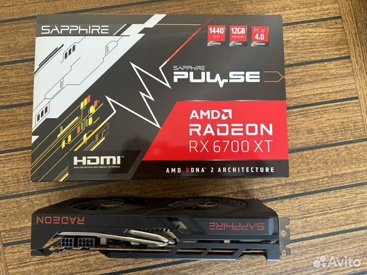 Видеокарта AMD radeon RX 6700XT Sapphire Pulse