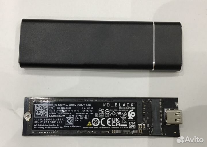 Western Digital WD black Omen 1TB nvme 2280 S3M